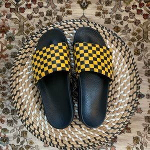 Vans Authentic Checkerboard Slide Sandals